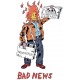 BLU & REAL BAD MAN-BAD NEWS (LP)