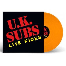 UK SUBS-LIVE KICKS -COLOURED/LTD- (LP)