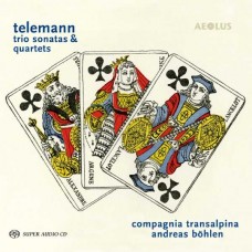 COMPAGNIA TRANSALPINA-TELEMANN: TRIO SONATAS & QUARTETS (CD)