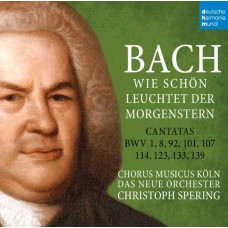 CHRISTOPH SPERING-BACH: WIE SCHON LEUCHTET DER MORGENSTERN - BWV 1,8,92,101,107,114,123,133,139 (3CD)