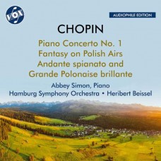 ABBEY SIMON & HAMBURG SYMPHONY ORCHESTRA-FREDERIC CHOPIN: PIANO CONCERTO NO. 1 - FANTASY ON POLISH AIRS - ANDANTE SPIANATO - GRANDE POLONAISE BRILLANTE (CD)