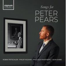 ROBIN TRITSCHLER-SONGS FOR PETER PEARS (CD)