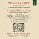 NOVA ARS CANTANDI & GIOVANNI ACCIAI-MICHEL'ANGELO GRANCINI: NOVELLI FIORI ECCLESIASTICI OPERA IX, 1643 (CD)