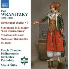 CZECH CHAMBER PHILHARMONIC ORCHESTRA PARDUBICE-WRANITZKY: ORCHESTRAL WORKS, VOL. 7 (CD)