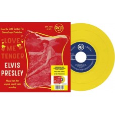 ELVIS PRESLEY-EP ETRANGER N14 - LOVE ME TENDER (BELGIUM) -COLOURED- (7")