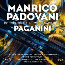 MANRICO PADOVANI & OLTENIA PHILHARMONIC ORCHESTRA-PAGANINI LIVE (CD)