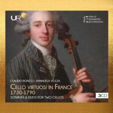 CLAUDIO RONCO & EMANUELA VOZZA RONCO-CELLO VIRTUOSI IN FRANCE 1730-1790 (3CD)