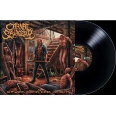 CARNAL SAVAGERY-GRAVEWORMS CADAVERS COFFINS & BONES (LP)