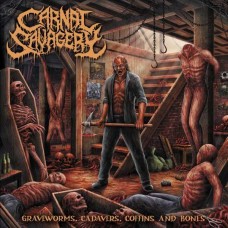 CARNAL SAVAGERY-GRAVEWORMS CADAVERS COFFINS & BONES (CD)