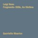 LUIGI NONO-FRAGMENTE - STILLE, AN DIOTIMA (LP)