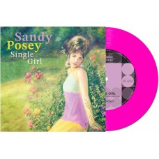 SANDY POSEY-SINGLE GIRL -COLOURED- (7")
