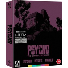 FILME-PSYCHO - THE STORY CONTINUES: PSYCHO II. PSYCHO III. PSYCHO IV: THE BEGINNING -4K- (3BLU-RAY)