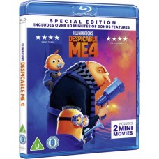 ANIMAÇÃO-DESPICABLE ME 4 (BLU-RAY)