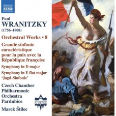 CZECH CHAMBER PHILHARMONIC ORCHESTRA PARDUBICE-WRANITZKY: ORCHESTRAL WORKS, VOL. 8 (CD)