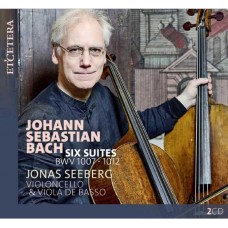 JONAS SEEBERG-BACH: SIX SUITES BWV 1007-1012 ON VIOLONCELLO & VIOLA DE BASSO (2CD)