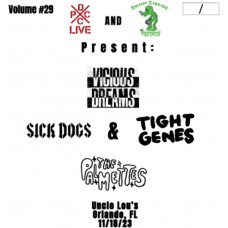 VICIOUS DREAMS / THE PALMETTES / SICK DOGS-DCXPC LIVE VOL. 29 (LP)