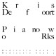 KRIS DEFOORT-PIANOWORK (2CD)