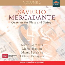MARIO CARBOTTA-MERCADANTE: QUARTETS FOR FLUTE & STRINGS, VOL. 2 (CD)