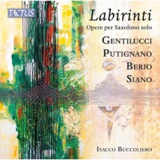 ISACCO BUCCOLIERO-BERIO: LABIRINTI WORKS FOR SOLO SAX (CD)