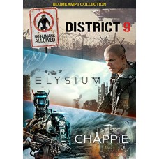 FILME-CHAPPIE/DISTRICT9/ELYSIUM (3DVD)