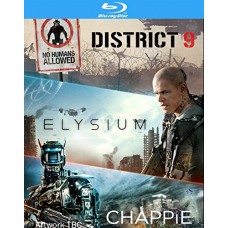 FILME-CHAPPIE/DISTRICT9/ELYSIUM (3BLU-RAY)