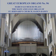 MARCO LO MUSCIO-GREAT EUROPEAN ORGANS NO. (CD)